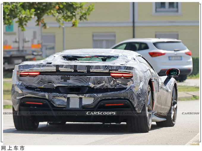 法拉利全新敞篷跑车谍照搭V6混动引擎/明年发布-图6