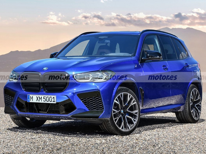 宝马中期改款X5高性能版搭4.4T/外观造型升级-图1