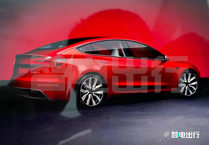 特斯拉新款Model 3实车官图泄露本月国内开启投产-图2