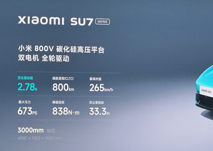 刷新多项造车记录 小米全球首款C级纯电轿车小米SU7有什么亮点-图48