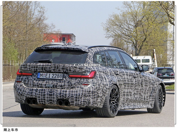 宝马全新M3旅行曝光黑色行李架/最快明年亮相-图5