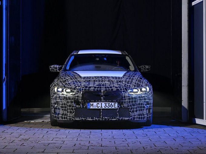 宝马i4性能版预告图 双电动四驱/动力超全新M4-图1