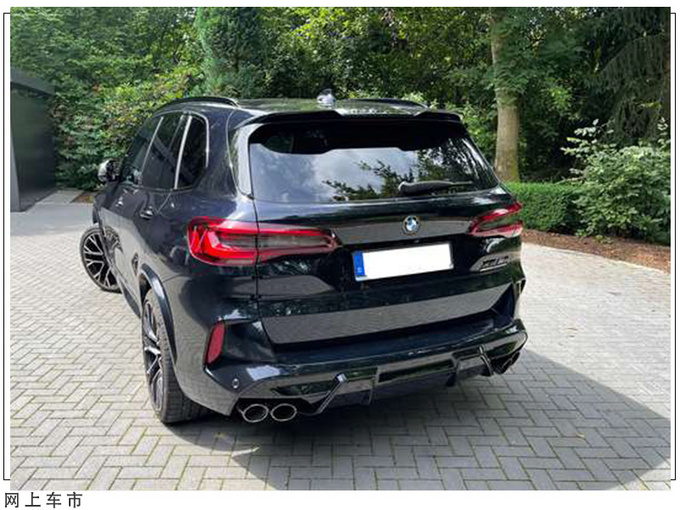 宝马全新X5 M实拍曝光搭4.4T引擎/配M运动套件-图3