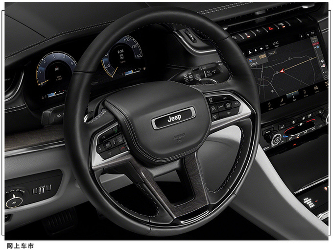 Jeep大切诺基L实车曝光搭3.6L引擎/二季度将开售-图5