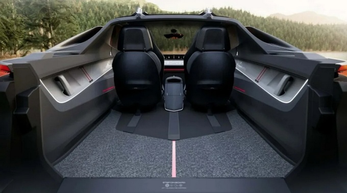 全新高性能科技皮卡曝光造型比特斯拉帅太多你期待吗-图2