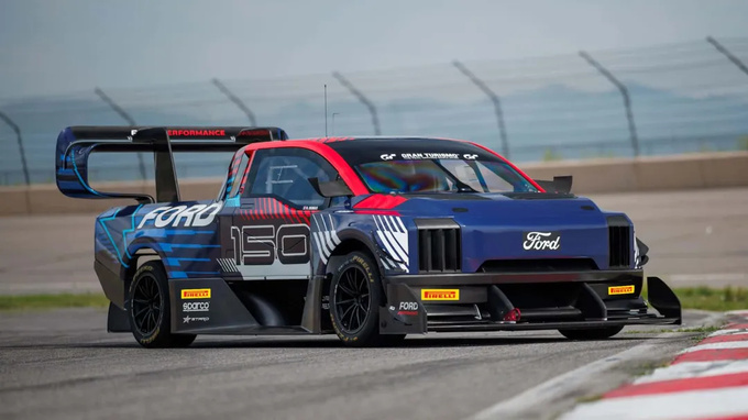 1400马力福特的电动超级皮卡将打破国际爬山赛纪录-图8