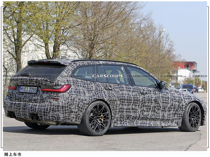 宝马全新M3旅行曝光黑色行李架/最快明年亮相-图4