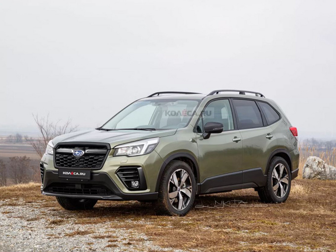 斯巴鲁新款森林人曝光 全新中网/运动包围造型调整-图1