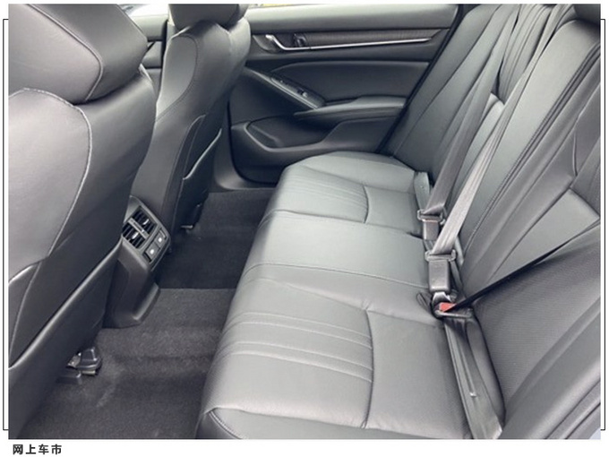 本田新款雅阁实拍 搭2.0T+10AT/熏黑进气格栅-图6