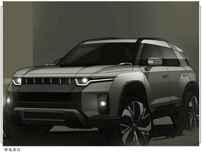 双龙全新车型渲染图代号J100/最快今年底发布-图3