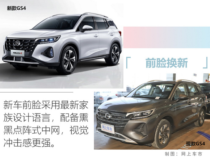 广汽传祺新款GS4上市外观/内饰换新 售价XX万元-图2