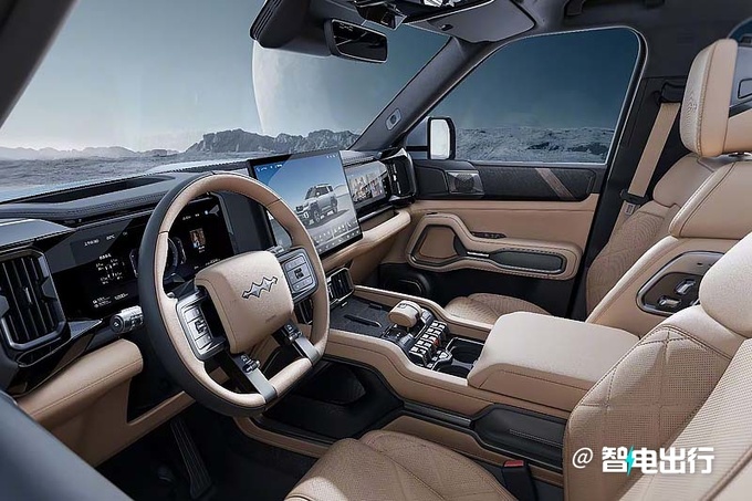 方程豹豹8內(nèi)飾無(wú)偽實(shí)拍下月開(kāi)訂 預(yù)計(jì)38.98萬(wàn)起-圖1