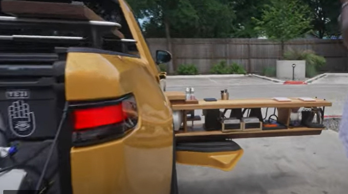 外放电很实用电动皮卡移动咖啡吧越来越受老外欢迎-图5