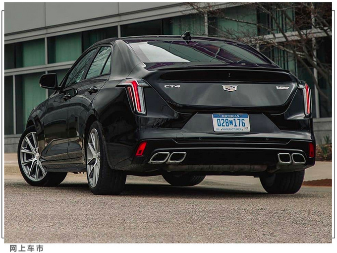 凯迪拉克全新CT4-V实车街拍动力媲美奥迪RS3-图2