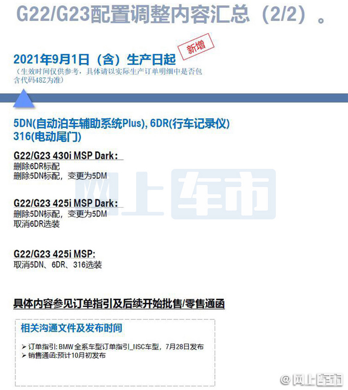 宝马新款4系配置曝光取消多项标配 下月初上市-图3