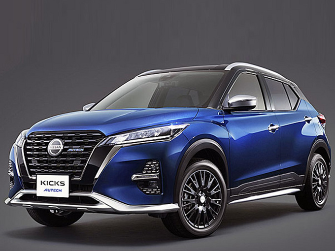 日产劲客改装版曝光 搭银色镀铬套件/双色皮质座椅-图1