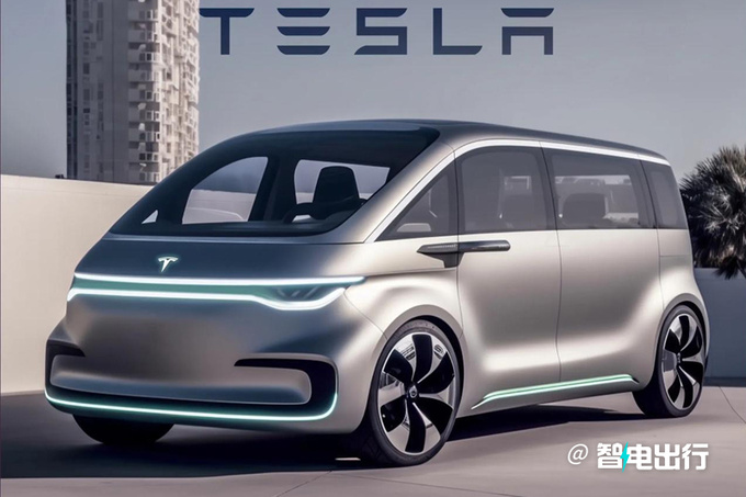 特斯拉首款MPV曝光撞脸理想L8/竞争腾势D9-图1