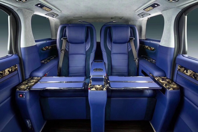 19款丰田埃尔法 超豪华电动折叠航空座椅-图2