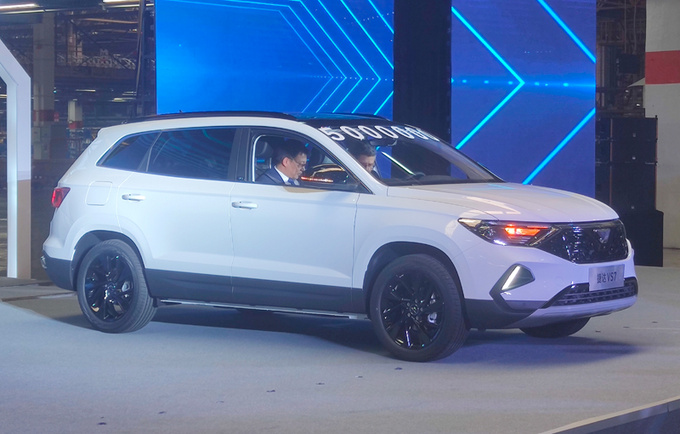 廉价版探岳R-Line 捷达VS7运动版下线 最快4月上市-图1