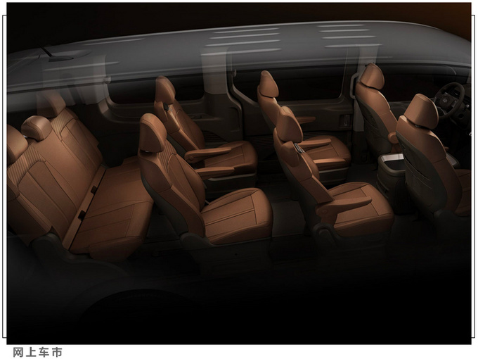 现代新MPV售价曝光配贯穿格栅/2+2+2+3九座布局-图8