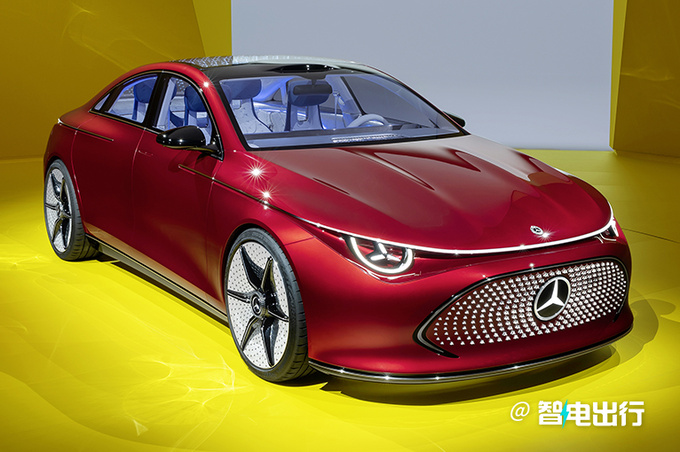 奔驰CLA概念车中国首发搭下一代车机 配800V超充-图3