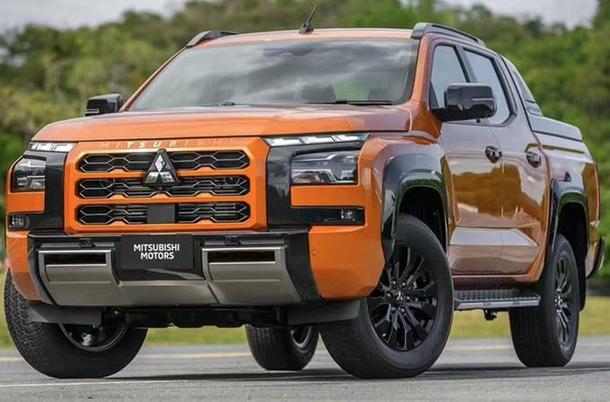 三菱2024款Triton定制版赛道版曝光造型比猛禽霸气-图7