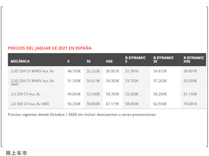 捷豹新款XE售价曝光搭2.0T引擎/配置大幅提升-图3