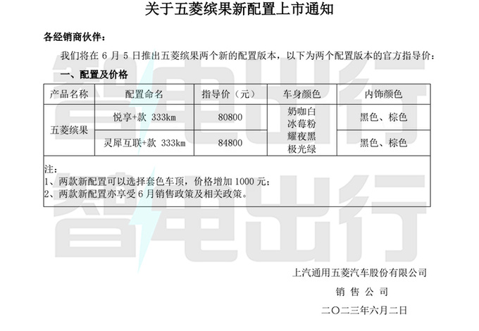 五菱新缤果6月5日上市预计售8.08-8.48万元-图4