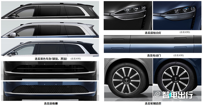 问界M9实拍曝光搭增程+纯电 比理想L9还大-图5