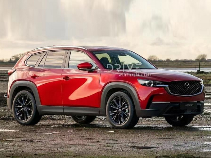 马自达全新一代CX-5外观曝光换V6引擎+后驱平台-图1