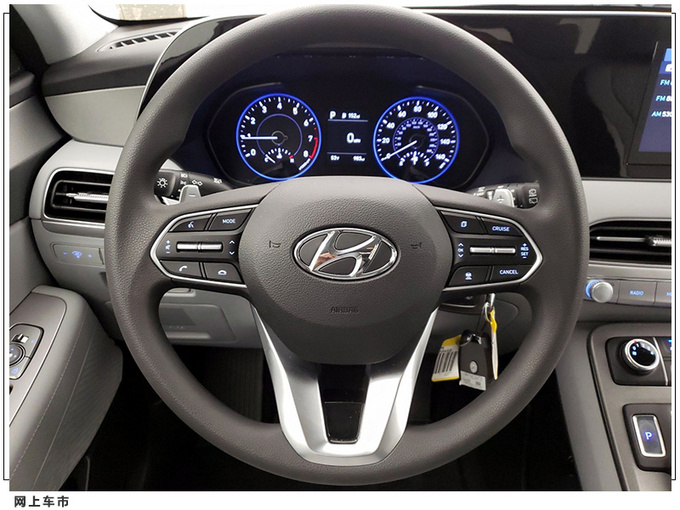 现代大7座SUV实拍搭3.5升V6引擎/分体式大灯组-图8