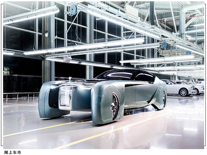 劳斯莱斯纯电动车细节双电机布局/基于幻影打造-图2