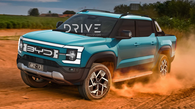 比亚迪插电混动皮卡又被拍了正在澳大利亚密集测试-图4