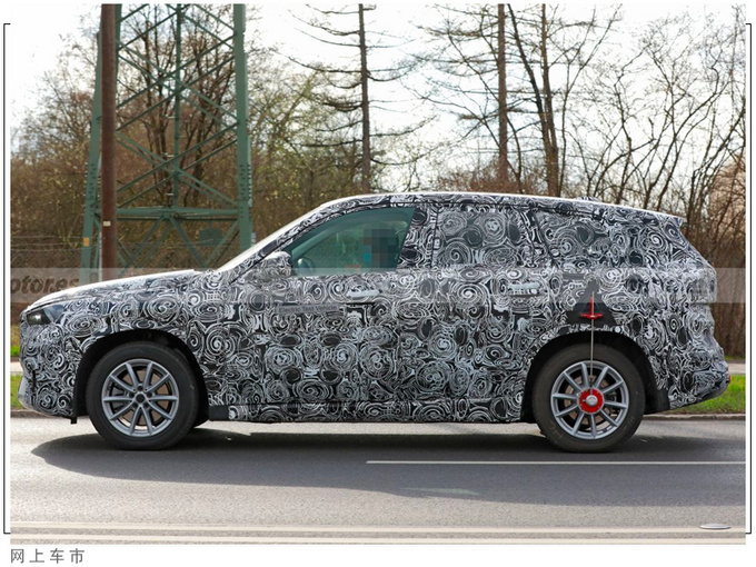 宝马X1新车型曝光外观升级/内饰配一体屏幕-图3