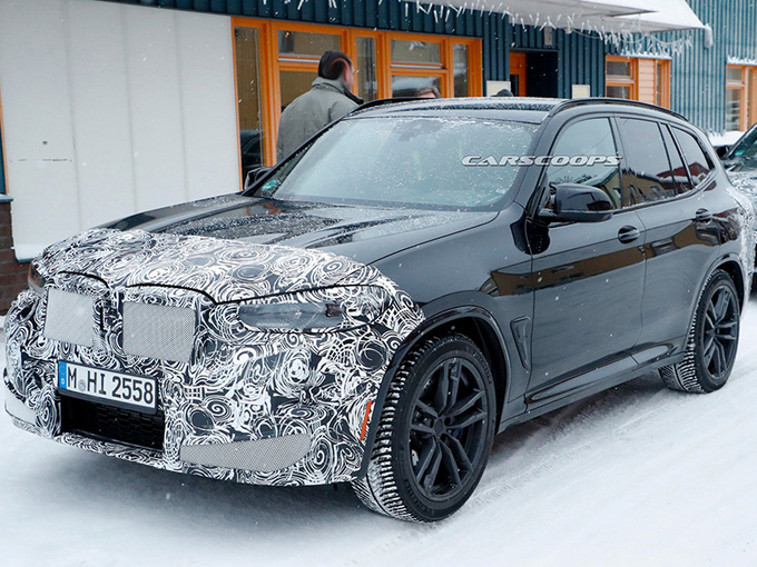 宝马全新X3 M谍照曝光搭3.0T引擎/换装全新灯组-图1