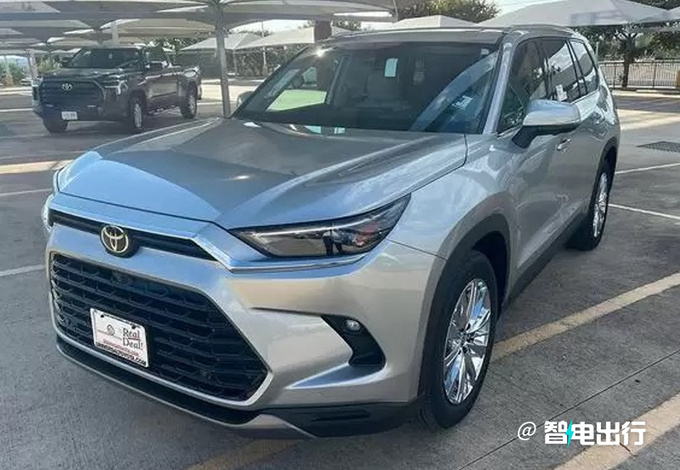 丰田全新大号汉兰达实车街拍在华投产pk途昂-图1