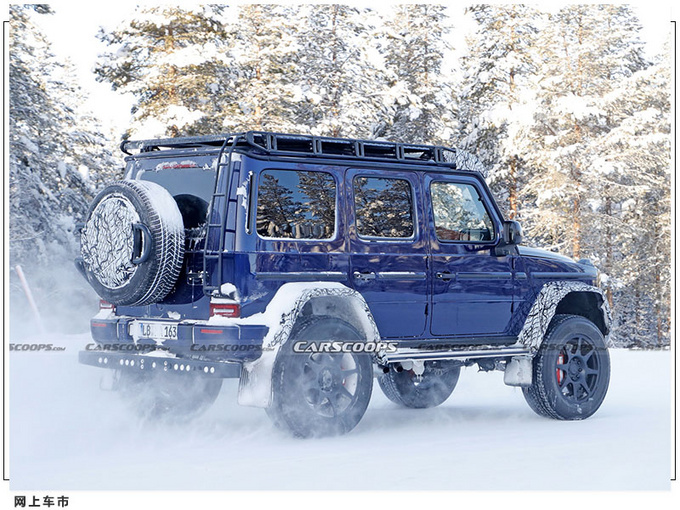 梅赛德斯-AMG G级4&times;4&sup2;谍照 金属行李架/黑色轮毂-图4