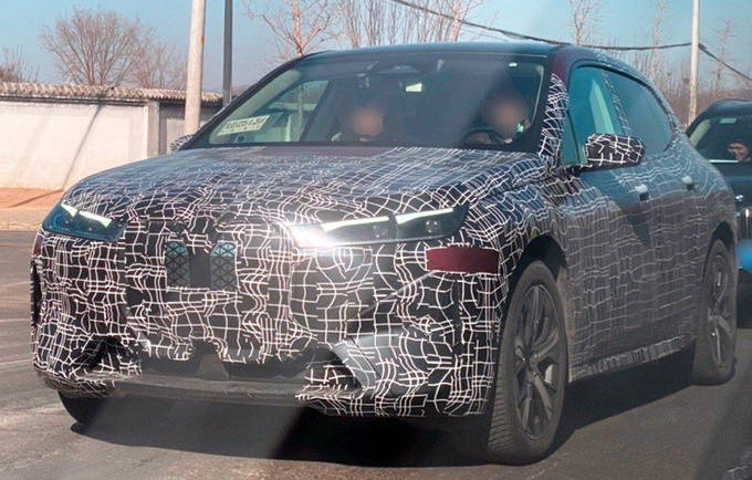 宝马iX国内路试谍照曝光与X5同级 年底正式上市-图1