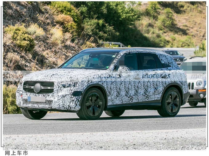 奔驰全新GLC细节曝光推8款车型/车身尺寸升级-图3