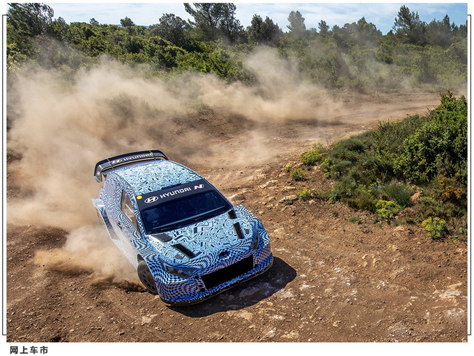 现代全新WRC赛车曝光 基于i20N打造/配宽体套件-图2