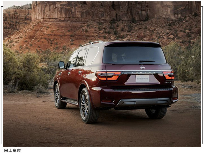 日产新款途乐Nismo谍照 熏黑进气格栅/双色轮毂-图3