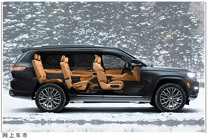 Jeep全新大切诺基L登陆日本尺寸接近X7/起价44万-图5