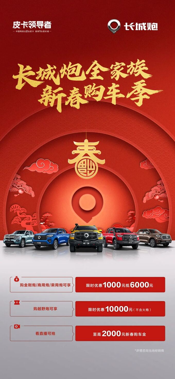 2024年开门红各皮卡厂家优惠政策一览早买早享受-图3