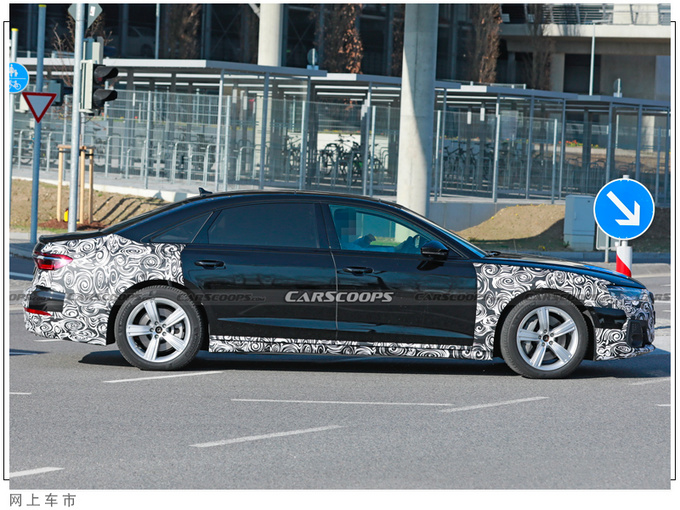 奥迪中期改款A8街拍年内亮相/升级全新头灯组-图2