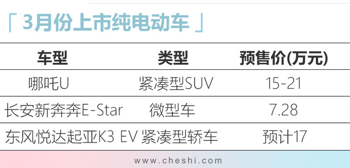 三款纯电动车本月上市 补贴后最低7.28万元起-图2
