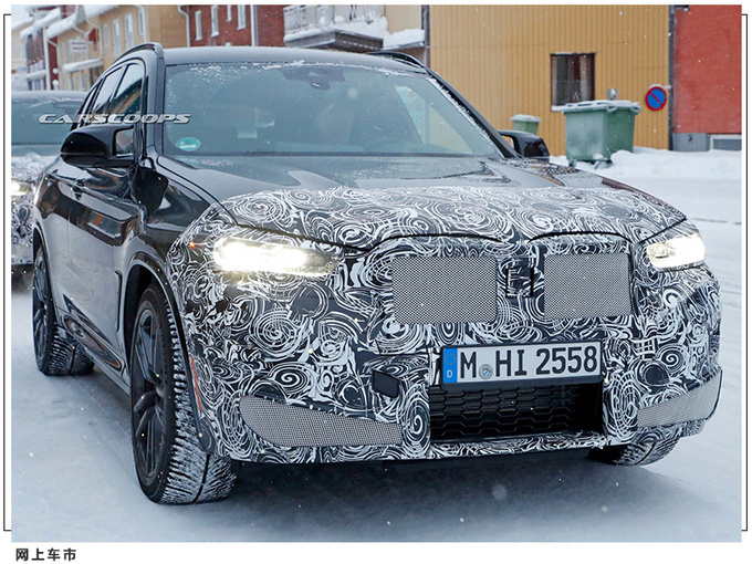 宝马全新X3 M谍照曝光搭3.0T引擎/换装全新灯组-图3