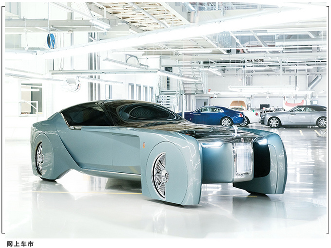劳斯莱斯纯电动车细节双电机布局/基于幻影打造-图5