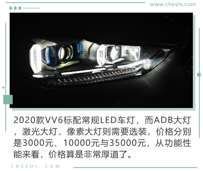 灯厂之名易主 2020款VV6大灯黑科技体验-图11