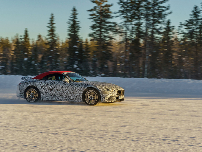 奔驰全新一代SL曝光搭4.0T V8/将取代AMG GT车型-图1