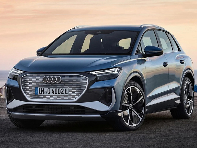 奥迪新款Q4海外发售 搭双电机 续航达488km-图1
